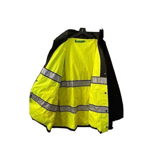 Utility Pro Wear Unisex 2XL High-Visibility Safety Jacket Yellow - Picture 3 of 6